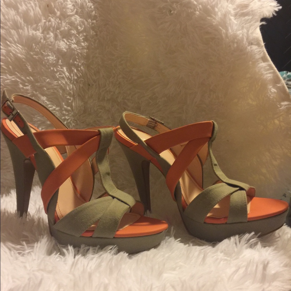 New orange/tan heels.